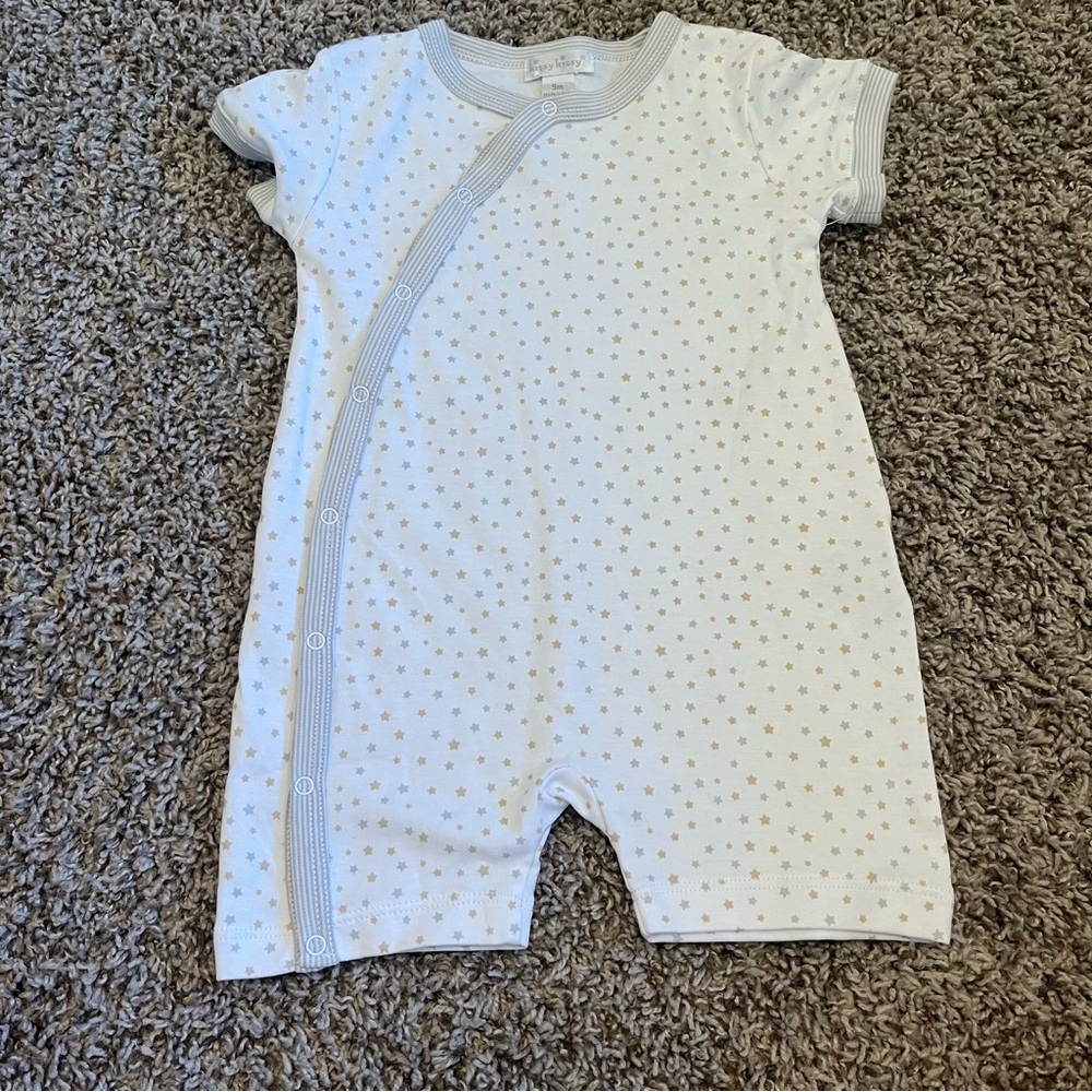 NWOT Kissy Kissy White Romper with Star Design
